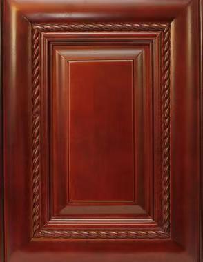 Cherry Rope cabinet door swatch